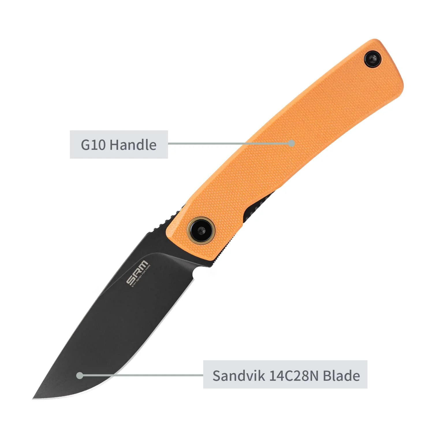 SRM Air 105M-GJ (2.95" 14C28N Blade, G10 Handle) - Image 3