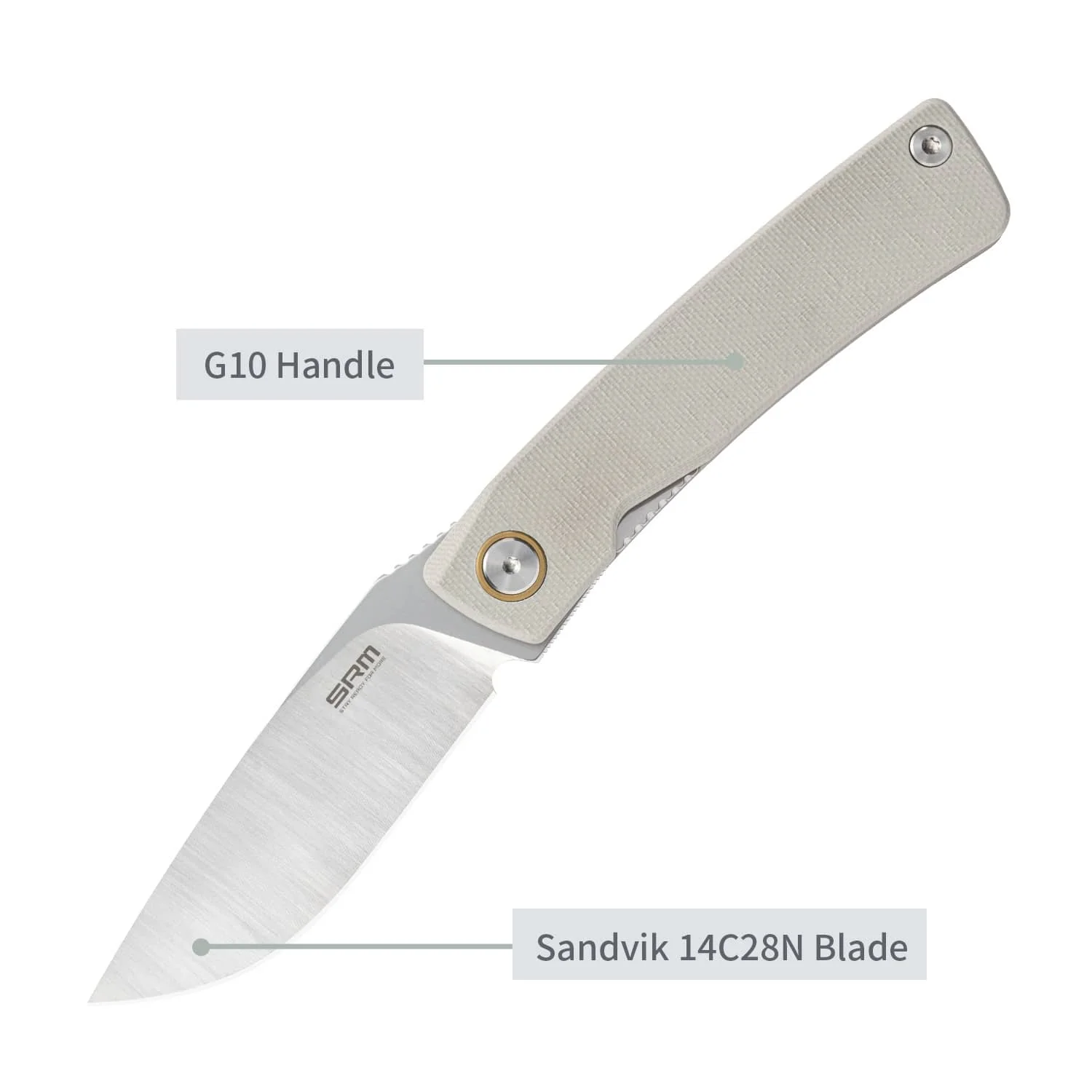 SRM Air 105M-GK (2.95" 14C28N Blade, G10 Handle) - Image 3