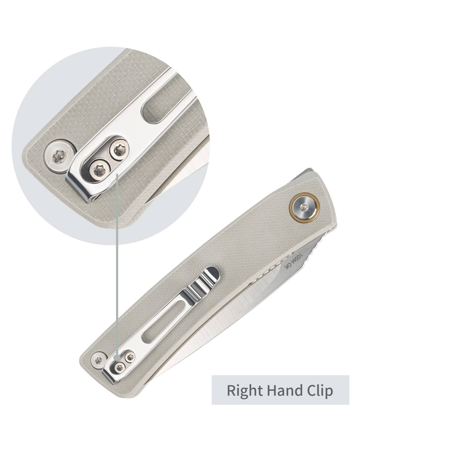 SRM Air 105M-GK (2.95" 14C28N Blade, G10 Handle) - Image 6