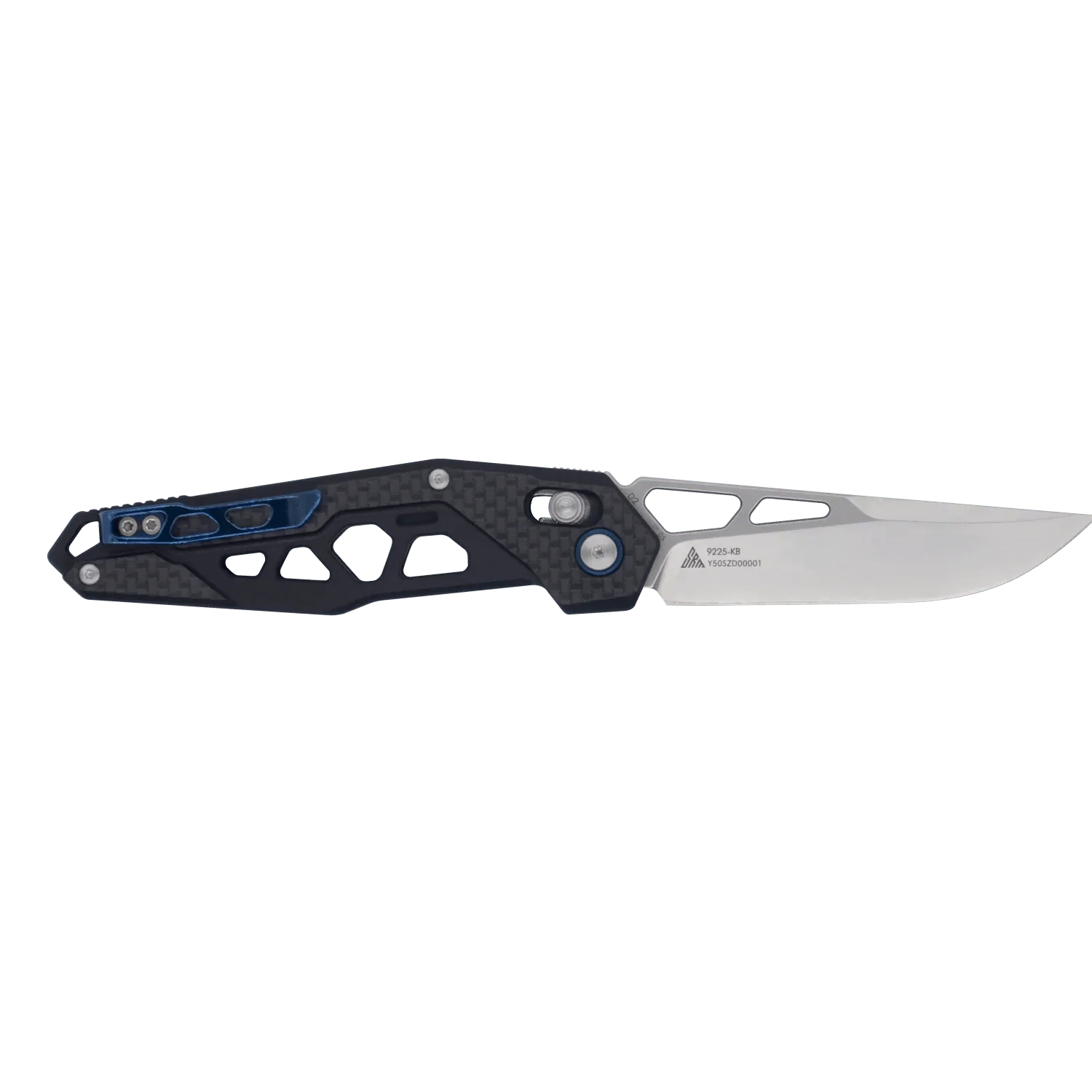 SRM Mecha 9225-KB (D2 Blade, G10 w/ carbon fiber overlay Handle) - Image 3