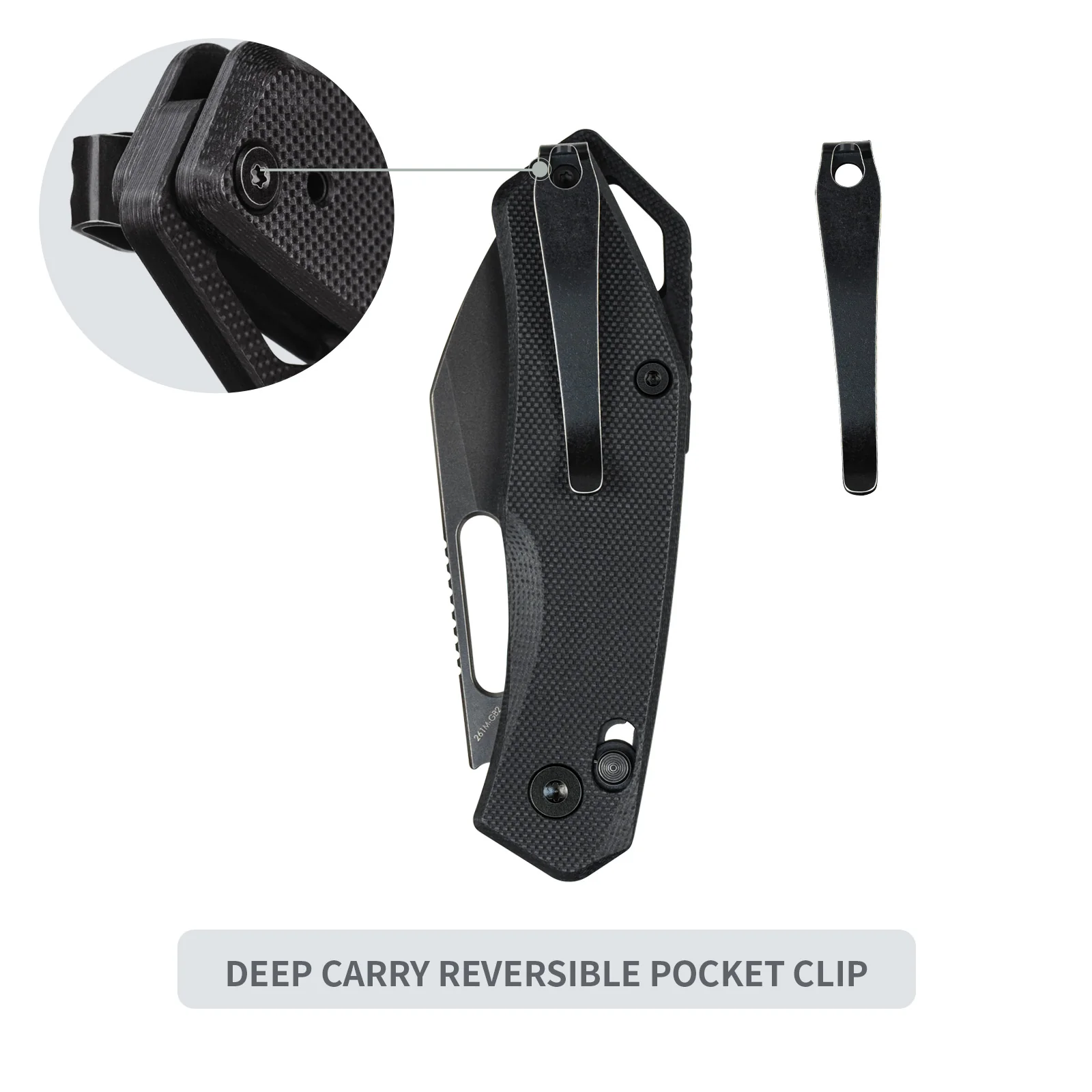 SRM Cub 261M-GB2 (2.83" Laminated 140Cr Blade, G10 Handle) - Image 5