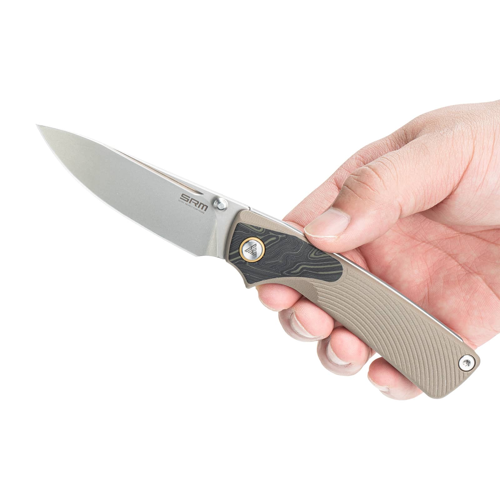 SRM Dome 106M-GW (2.99" 14C28N Blade, G10 Handle) - Image 6