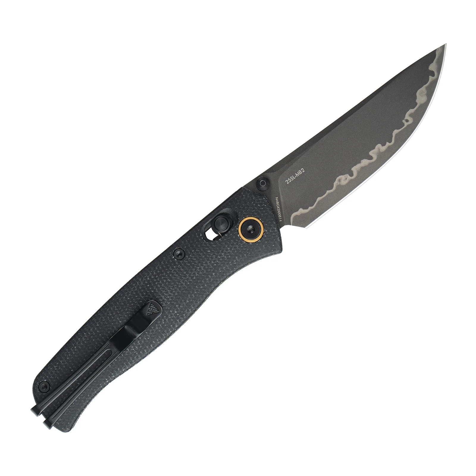 SRM Medal 255L-MB2 (3.2” Laminated 140Cr Steel Blade, Micarta Handle) - Image 10