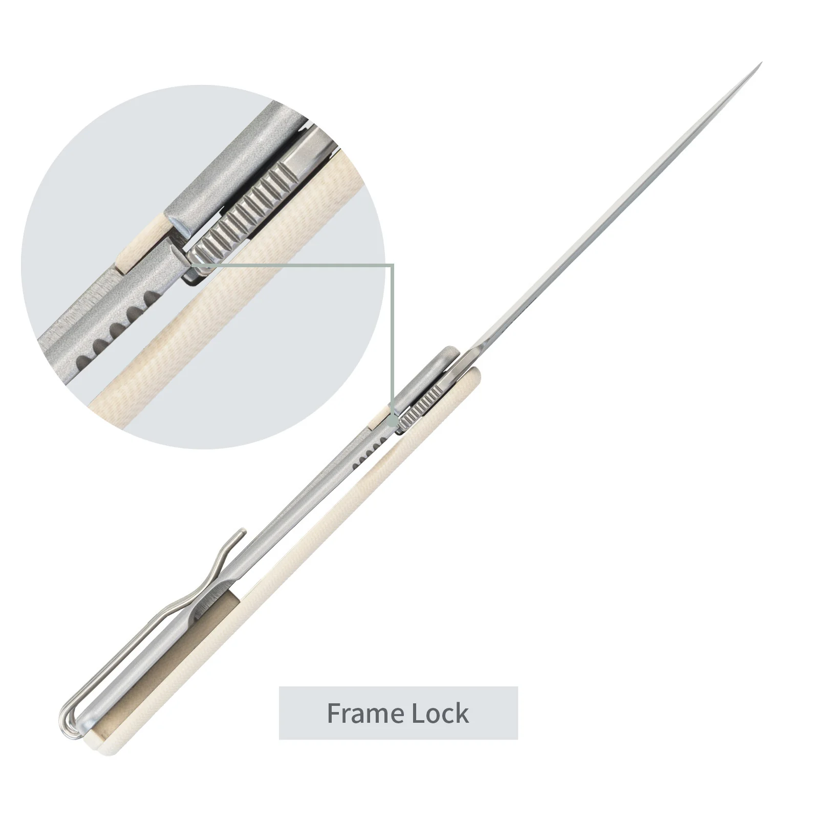 SRM Palfrey 135L-GT (3.27" 14C28N Blade, G10 Handle) - Image 4