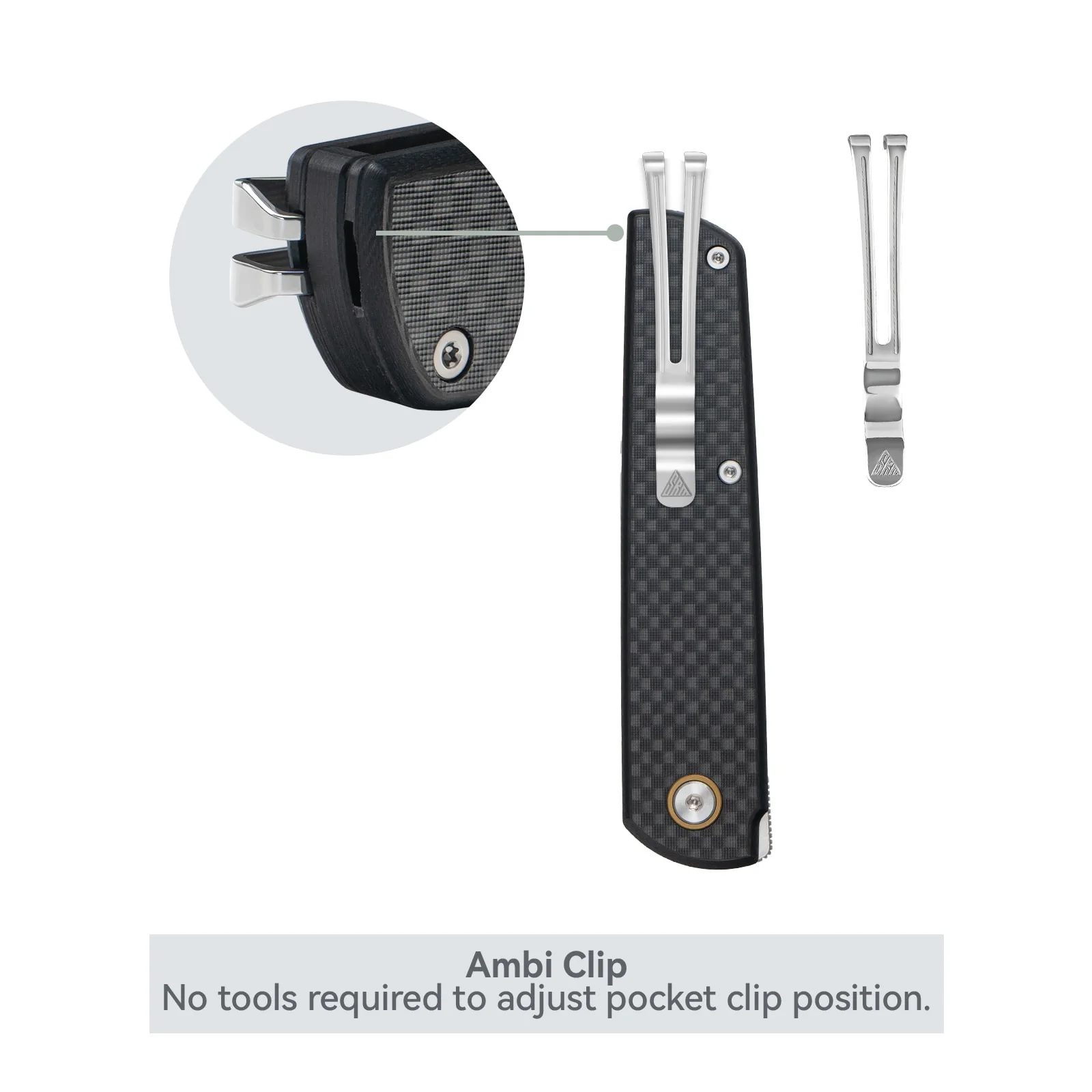 SRM Qrick 408L-KB (3.23“ 14C28N Blade, G10 Handle) - Image 4