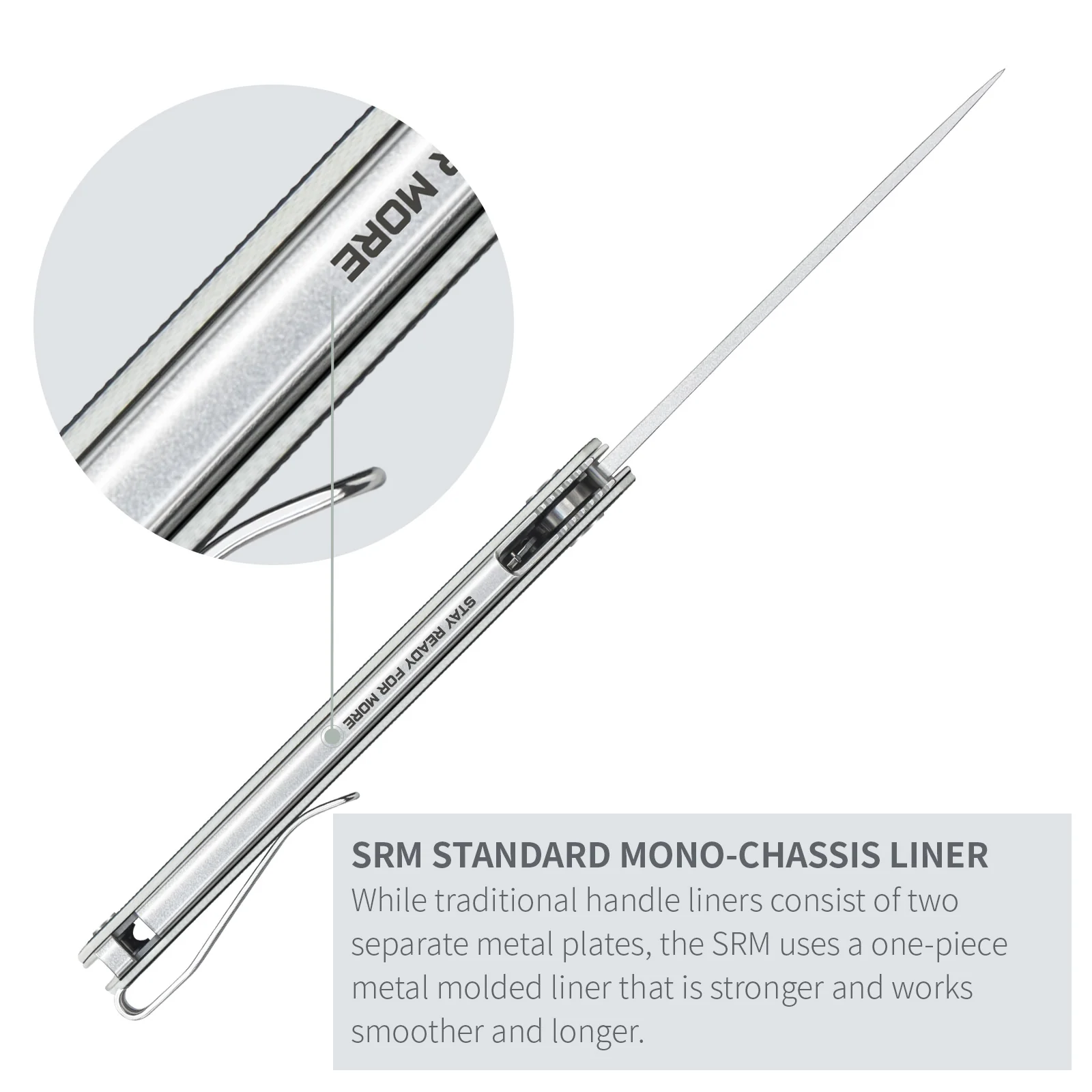 SRM Swift 125L-GB (3.15" 12C27 Blade, G10 Handle ) - Image 4