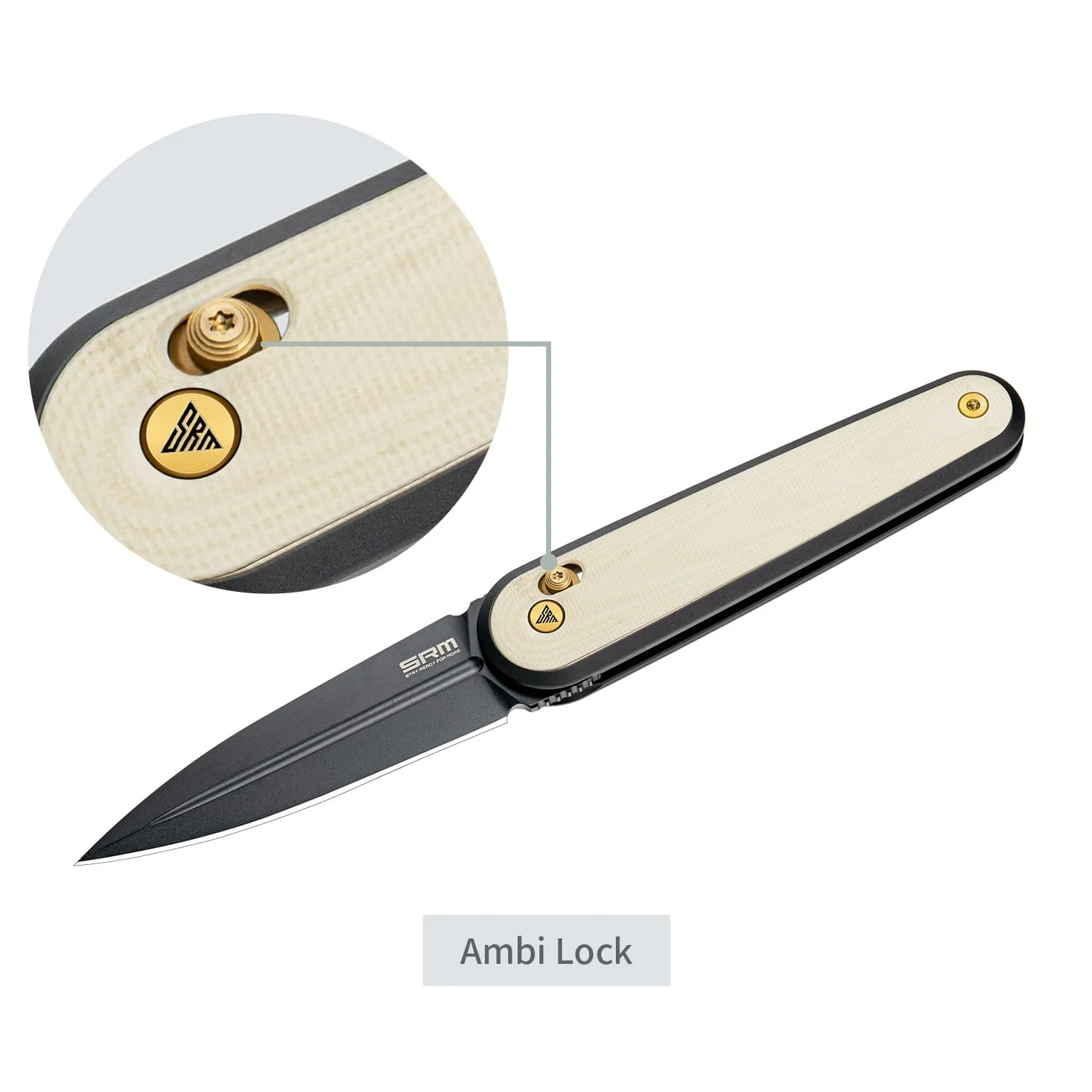 SRM Twin 251MB-GT2 (2.99" N690 Blade, G10 Handle) - Image 4