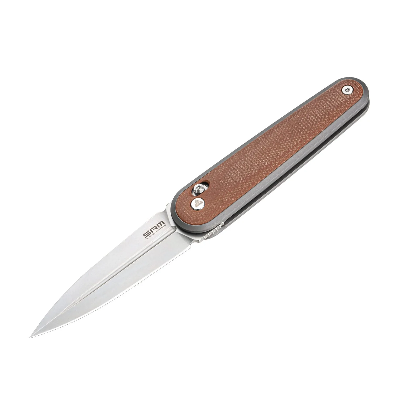 SRM Twin 251MB-MN (2.99" N690 Blade, Micarta Handle) - Image 13