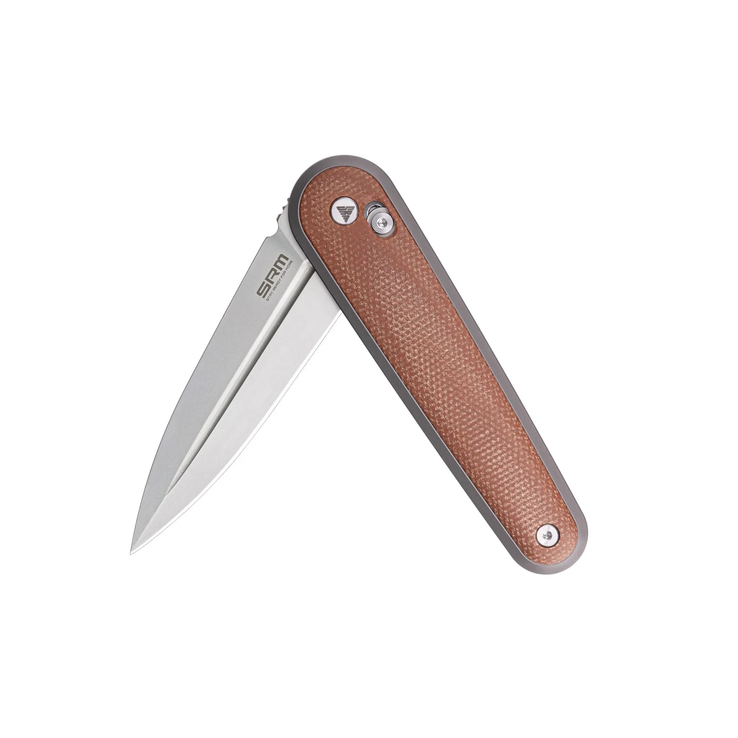 SRM Twin 251MB-MN (2.99" N690 Blade, Micarta Handle) - Image 8